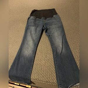 Isabel Maternity by Ingrid & Isabel Dark Blue Flare Jeans